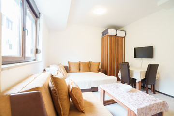 Interior of a guest house living room
