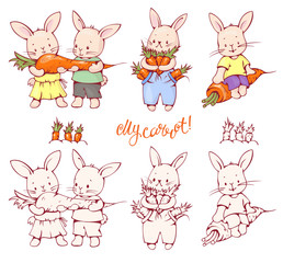 Cartoon Bunnies