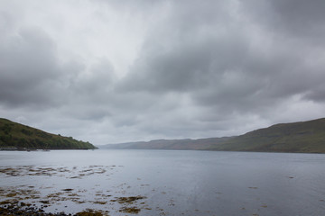 Regen über der Isle of Skye
