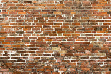 alte rustikale rote Backstein Mauer Textur