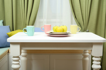 Kitchen nook in modern interior
