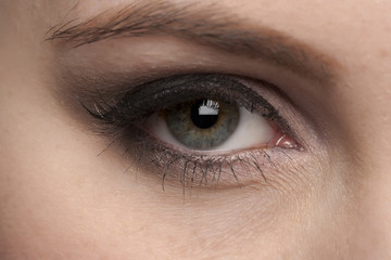 eye of a woman