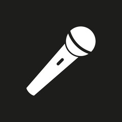 Microphone - vector icon.