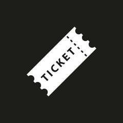 Ticket - vector icon.