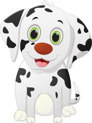 cute little dog cartoon