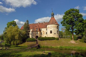 Jaunpils castle in Latvia.