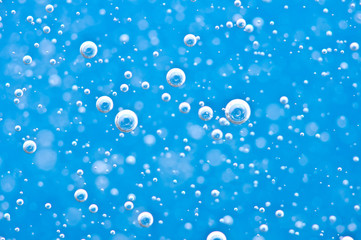 water with air bubbles as background
