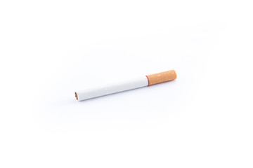 World No Tobacco Day,broken cigarette on a white background
