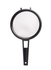 Fototapeta premium Single sieve colander over white isolated background