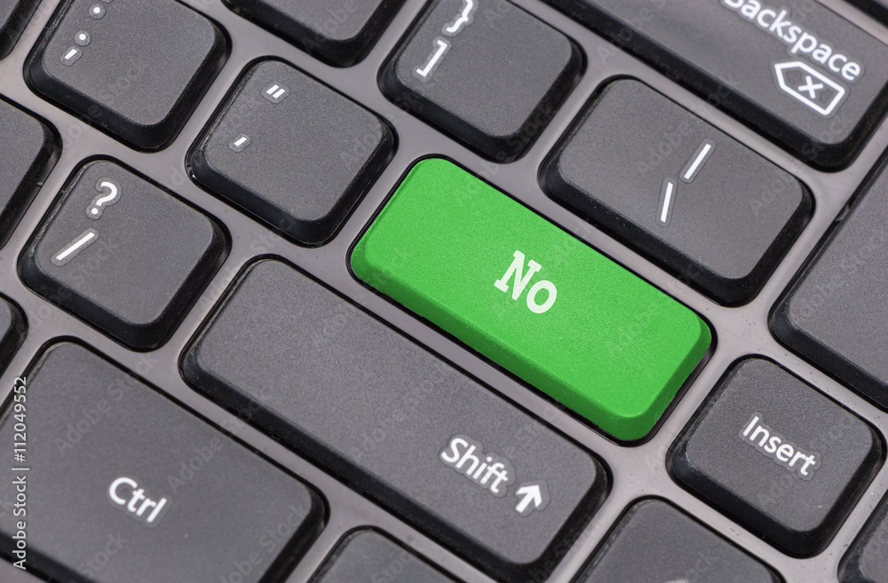 Poster computer keyboard closeup with 