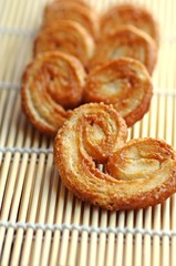 Tasty homemade biscuit dessert for a break time. Snacks. Snack food.