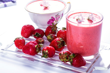 wonderful fresh strawberries