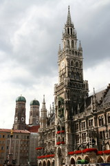 Fototapeta na wymiar Münchner Rathaus