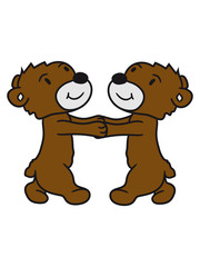 cuddle keep holding hands hug love couple in love hugging teddy bear friends team