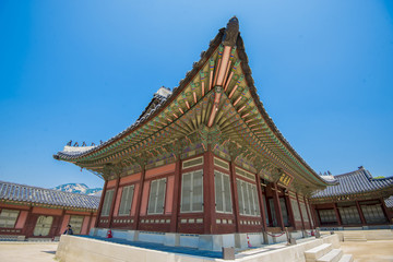 SEOUL,South Korea - MAY 22: Gyeongbokgung Palace. MAY 22, 2016 i