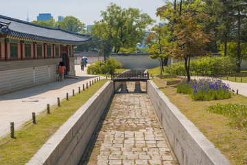 SEOUL,South Korea - MAY 22: Gyeongbokgung Palace. MAY 22, 2016 i