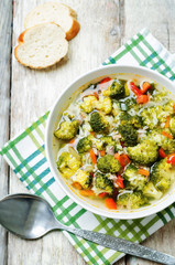 broccoli chicken soup