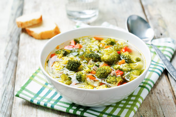 broccoli chicken soup