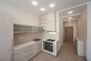 Modern interior of the apartment. Studio.