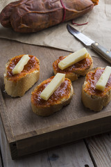 Sobrasada and parmesan