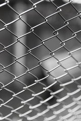 metal grid as a background