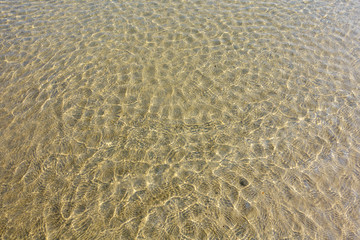 Abstract blue sky wave water splash background and pattern on wh