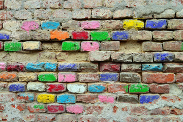 colored bricks