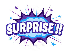 Comic Cartoon Bang Exsplosion With Surprise Text