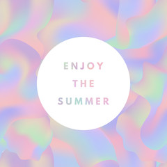 holographic summer background