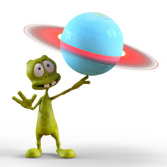 alien cartoon uranus