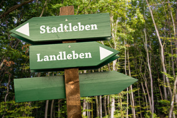 Schild 99 - Landleben