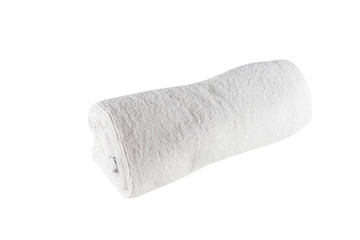 white  towel on white background