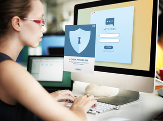 Security Register Account Apply Concept