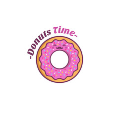 Logo funny donut