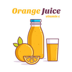 Illustration  Orange juice