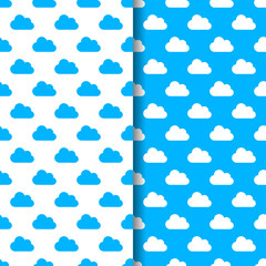 Cloud seamless pattern