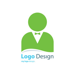 business avatar logo Green color