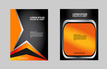 Flyer booklet template design catalog brochure folder
