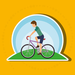 Fototapeta na wymiar sport cycling design 