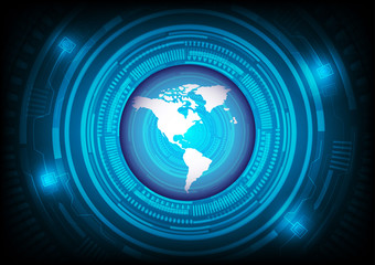 Abstract Global technology background.