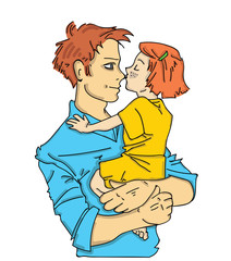 Father Day , vector illustration