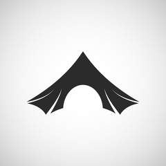 Fototapeta premium camping tent icon