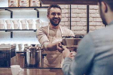 Your cappuccino is ready! 