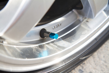air valve stem of wheels