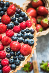fresh and healthy cake