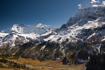 Himalayas, Annapurna massif mountains, Nepal