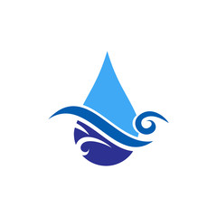 Water Icon Vector Logo