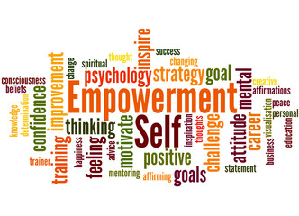 Self Empowerment, word cloud concept 7