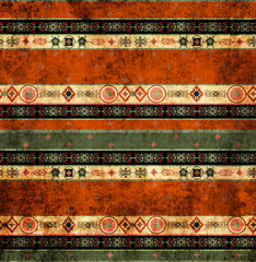 Ethnic boho grunge pattern. Tribal old art print