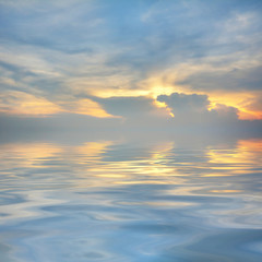 sky colorful reflection